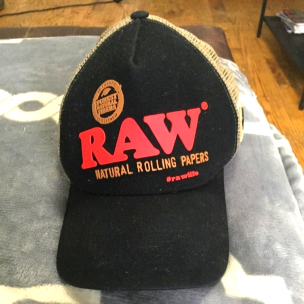 RAW merchandise hat.